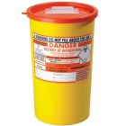 Sharps Container 5 Litre-Orange Lid