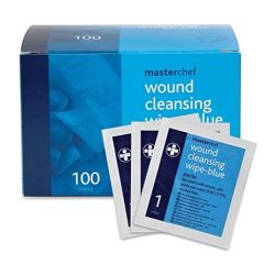 Reliwipe Wound Cleansing Wipes - Blue