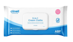 Clinell Continence Care Wipes - Pack of 25