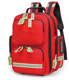 Medical First Premium Backpack First Aid Bag - Red