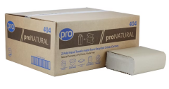 PRO Z-Fold 2 Ply Eco - Natural Paper Towels - Case Of 3000