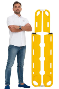 Rescue First Rescue Stretcher - Yellow + Straps