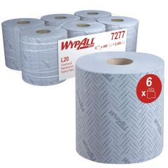 Wypall L20 2-Ply Centrefeed 150m - Blue (Pack of 6) 7277