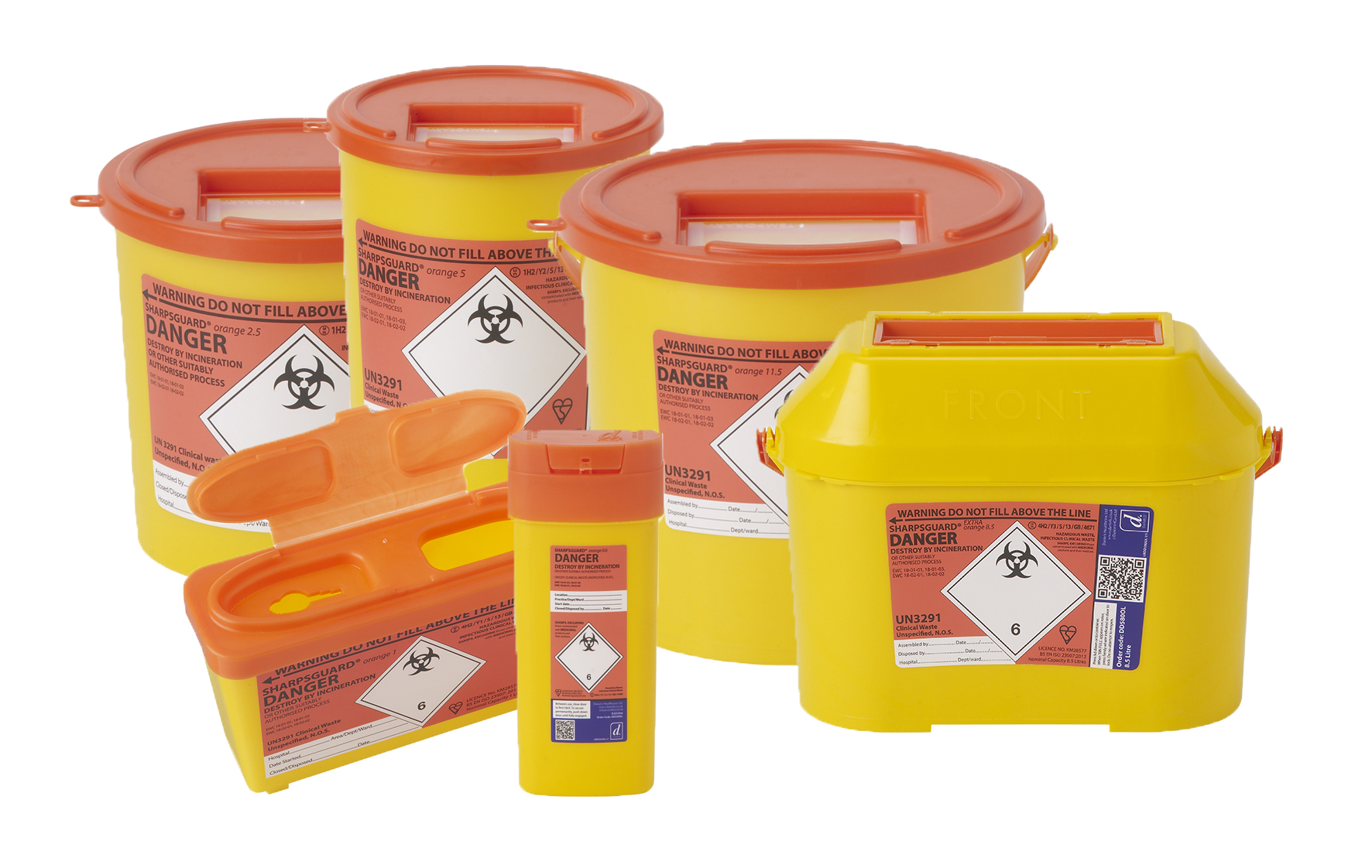 Sharps Container - Orange